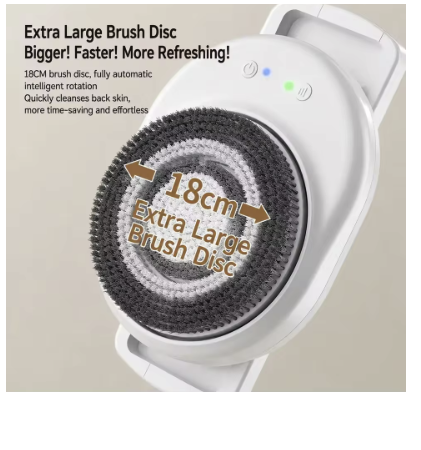 Electric Back Rub Artifact Automatic Intelligent Bath Brush Wall-Mounted Back Rub Machine Bath Brush