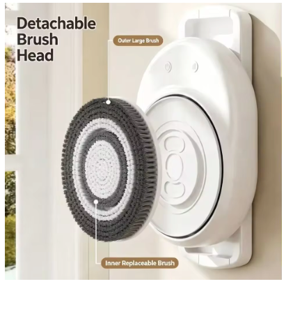 Electric Back Rub Artifact Automatic Intelligent Bath Brush Wall-Mounted Back Rub Machine Bath Brush