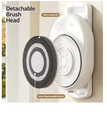 Electric Back Rub Artifact Automatic Intelligent Bath Brush Wall-Mounted Back Rub Machine Bath Brush